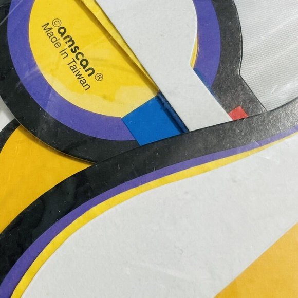 Die Cut Honeycomb NEW YEARS Hanging Decorations 24” In Package Retro Amscan - Picture 4 of 10